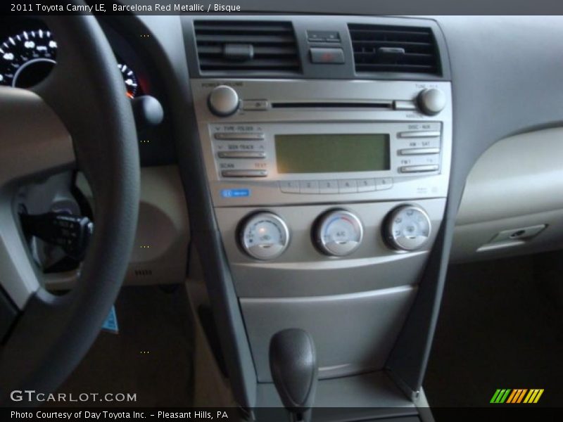 Barcelona Red Metallic / Bisque 2011 Toyota Camry LE