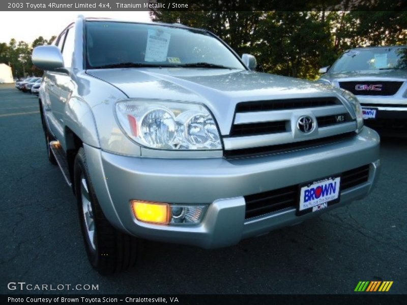 Titanium Metallic / Stone 2003 Toyota 4Runner Limited 4x4