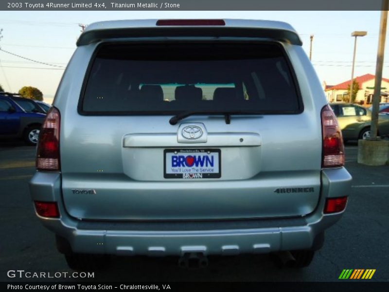 Titanium Metallic / Stone 2003 Toyota 4Runner Limited 4x4