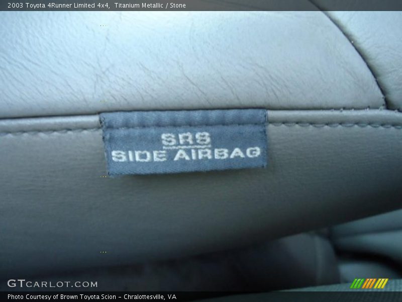 Titanium Metallic / Stone 2003 Toyota 4Runner Limited 4x4