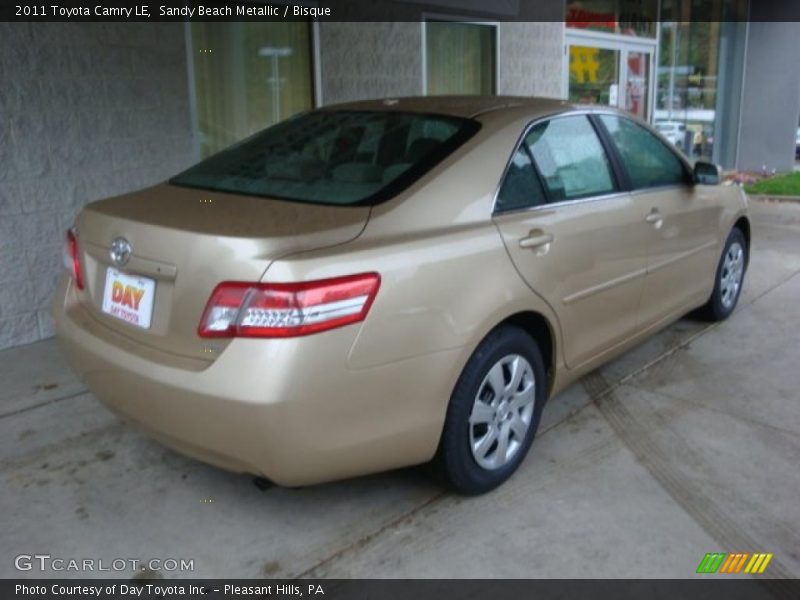 Sandy Beach Metallic / Bisque 2011 Toyota Camry LE