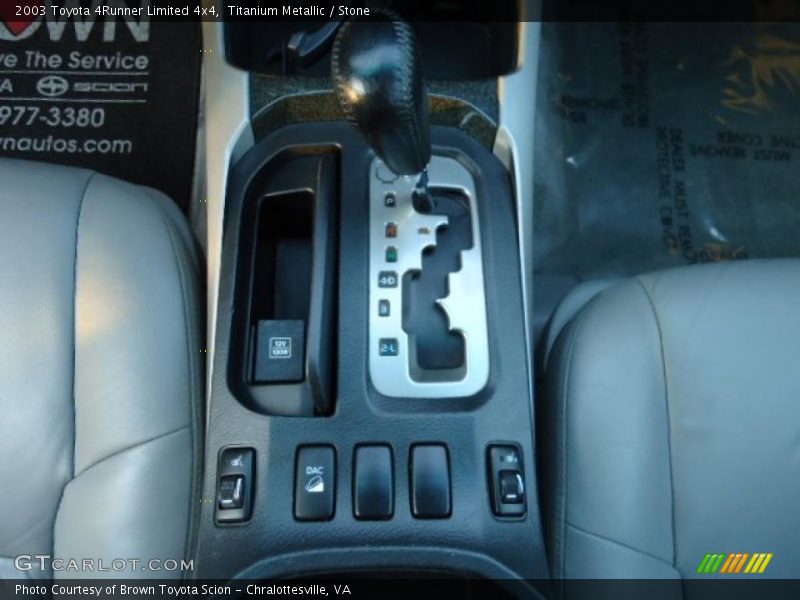  2003 4Runner Limited 4x4 5 Speed Automatic Shifter