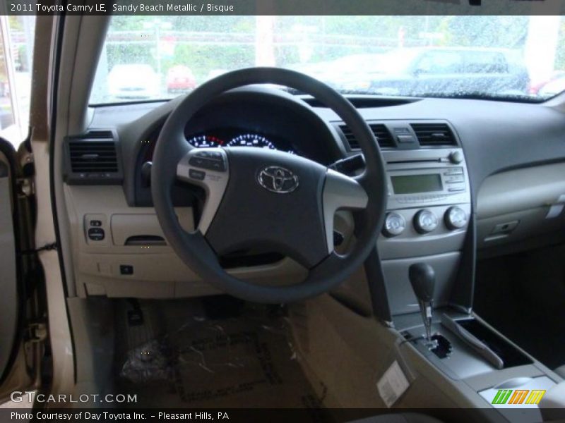 Sandy Beach Metallic / Bisque 2011 Toyota Camry LE