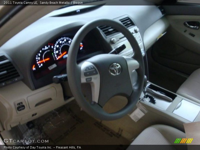 Sandy Beach Metallic / Bisque 2011 Toyota Camry LE