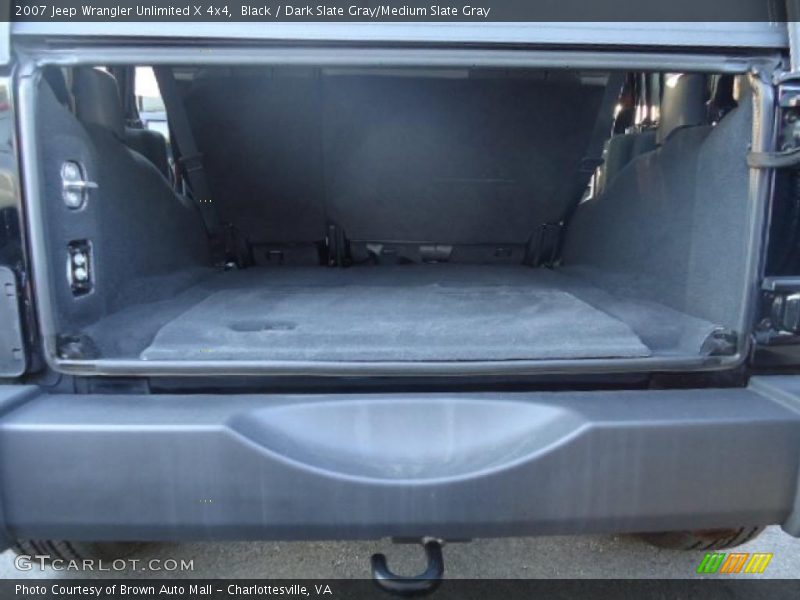 Black / Dark Slate Gray/Medium Slate Gray 2007 Jeep Wrangler Unlimited X 4x4