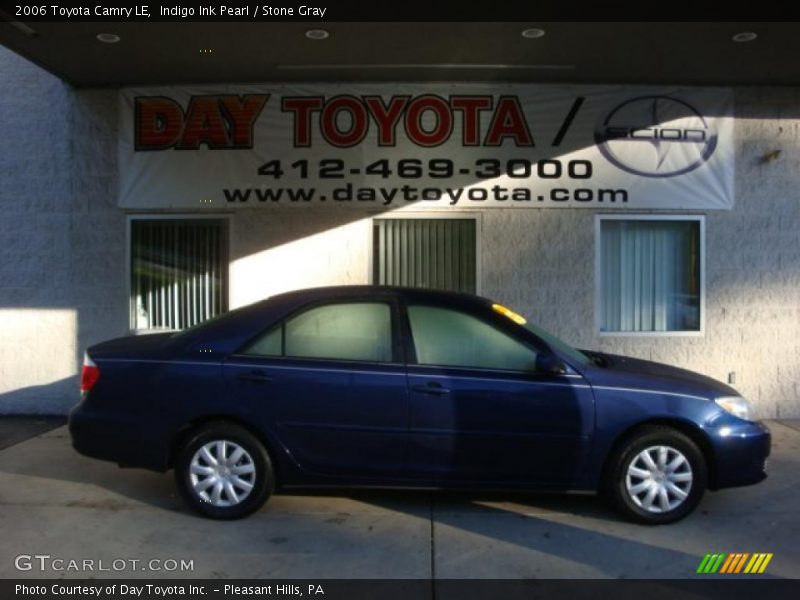 Indigo Ink Pearl / Stone Gray 2006 Toyota Camry LE