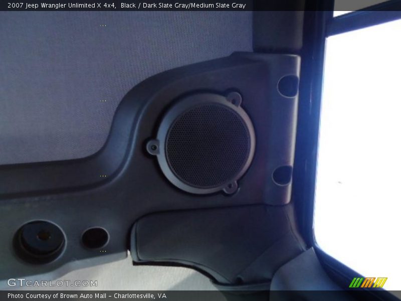 Black / Dark Slate Gray/Medium Slate Gray 2007 Jeep Wrangler Unlimited X 4x4