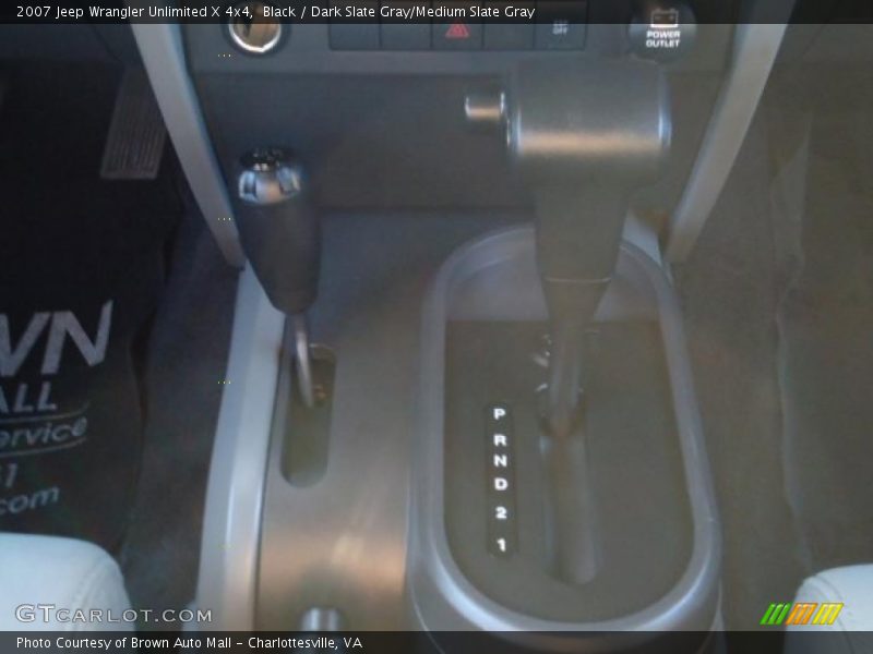 Black / Dark Slate Gray/Medium Slate Gray 2007 Jeep Wrangler Unlimited X 4x4