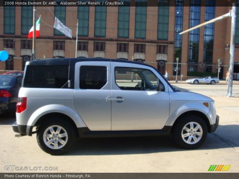 Alabaster Silver Metallic / Gray/Black 2008 Honda Element EX AWD