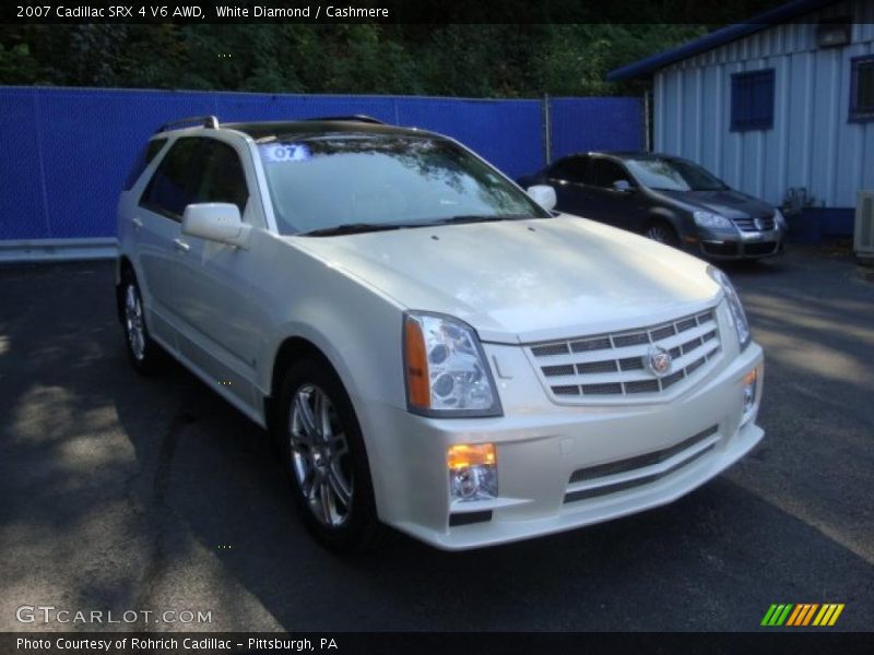 White Diamond / Cashmere 2007 Cadillac SRX 4 V6 AWD