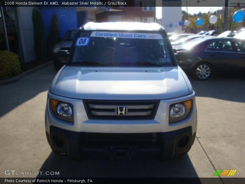 Alabaster Silver Metallic / Gray/Black 2008 Honda Element EX AWD