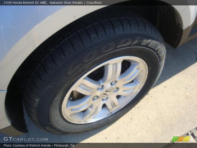 Alabaster Silver Metallic / Gray/Black 2008 Honda Element EX AWD