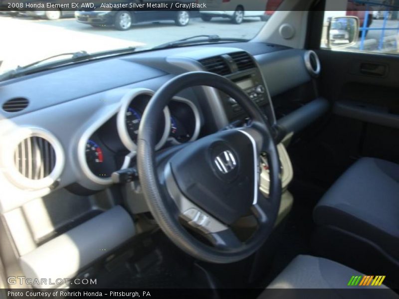 Alabaster Silver Metallic / Gray/Black 2008 Honda Element EX AWD