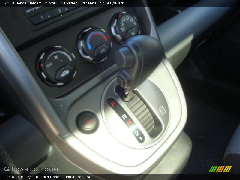 Alabaster Silver Metallic / Gray/Black 2008 Honda Element EX AWD