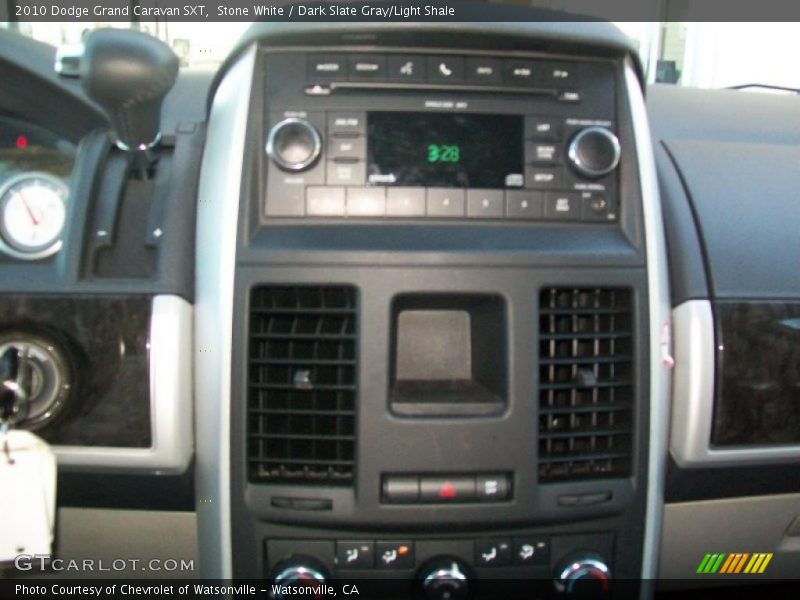Stone White / Dark Slate Gray/Light Shale 2010 Dodge Grand Caravan SXT