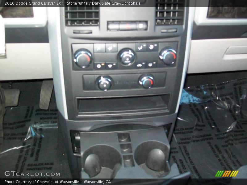 Stone White / Dark Slate Gray/Light Shale 2010 Dodge Grand Caravan SXT