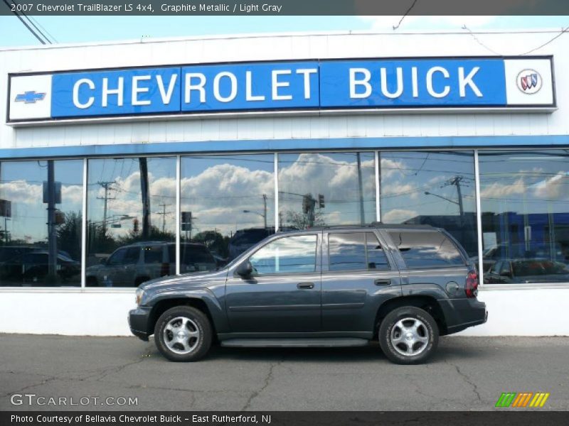 Graphite Metallic / Light Gray 2007 Chevrolet TrailBlazer LS 4x4