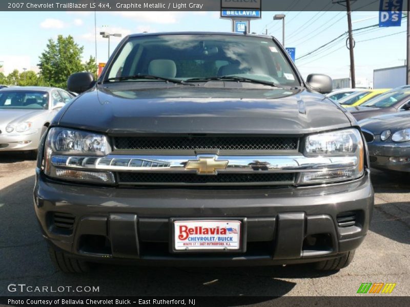 Graphite Metallic / Light Gray 2007 Chevrolet TrailBlazer LS 4x4