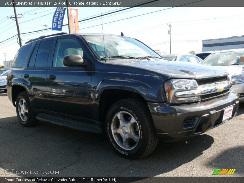 Graphite Metallic / Light Gray 2007 Chevrolet TrailBlazer LS 4x4