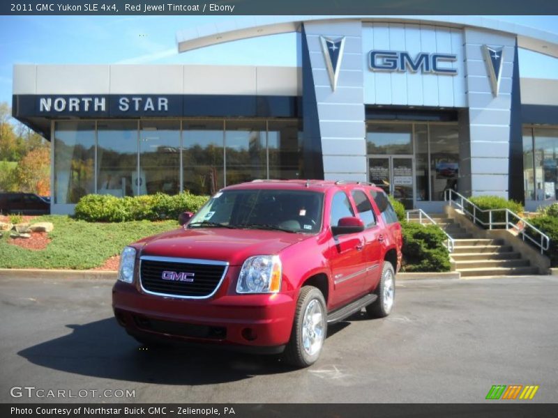 Red Jewel Tintcoat / Ebony 2011 GMC Yukon SLE 4x4