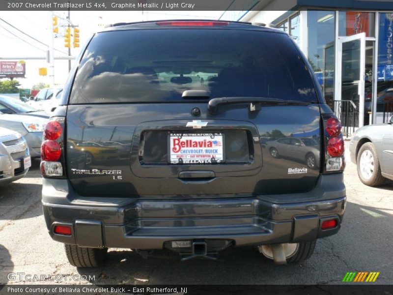 Graphite Metallic / Light Gray 2007 Chevrolet TrailBlazer LS 4x4