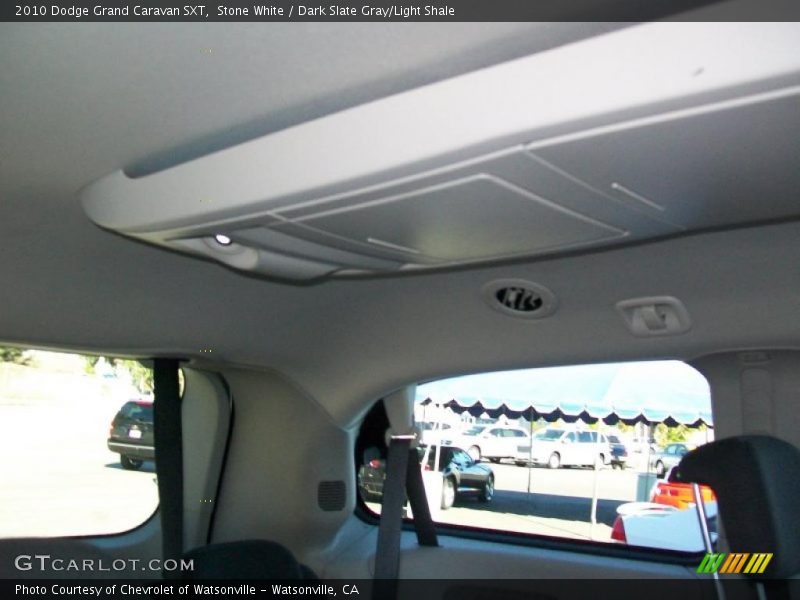 Stone White / Dark Slate Gray/Light Shale 2010 Dodge Grand Caravan SXT