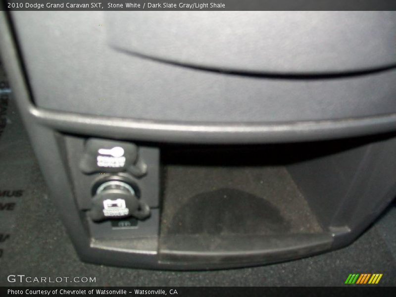 Stone White / Dark Slate Gray/Light Shale 2010 Dodge Grand Caravan SXT