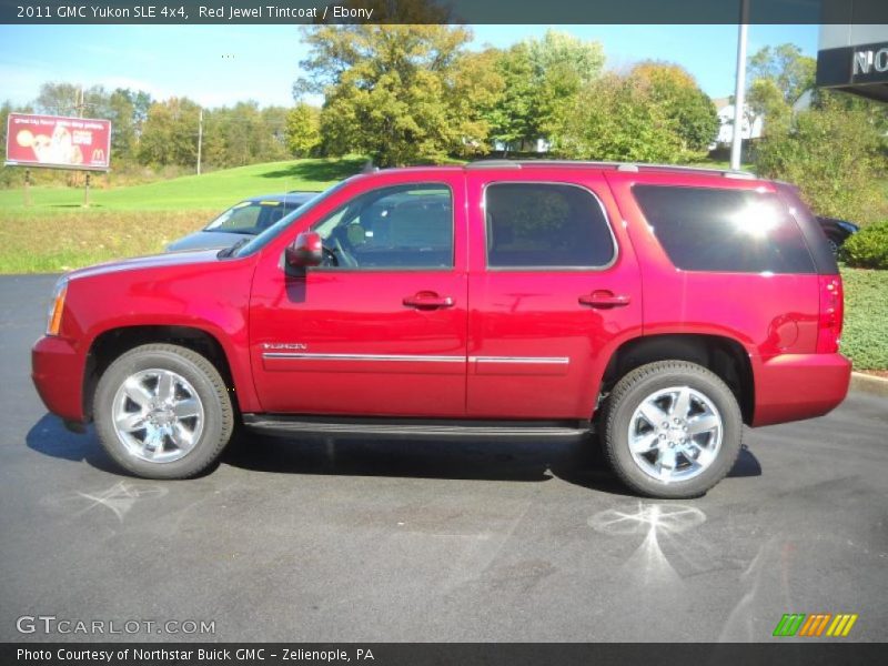 Red Jewel Tintcoat / Ebony 2011 GMC Yukon SLE 4x4