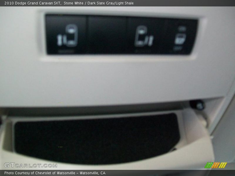 Stone White / Dark Slate Gray/Light Shale 2010 Dodge Grand Caravan SXT