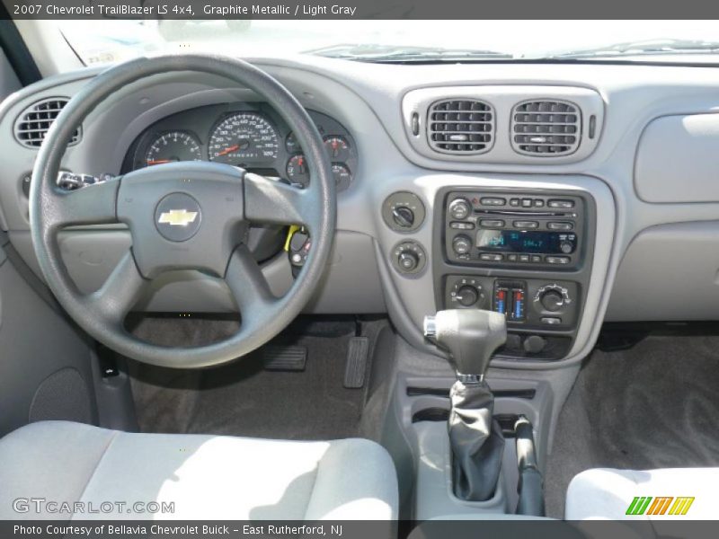 Graphite Metallic / Light Gray 2007 Chevrolet TrailBlazer LS 4x4