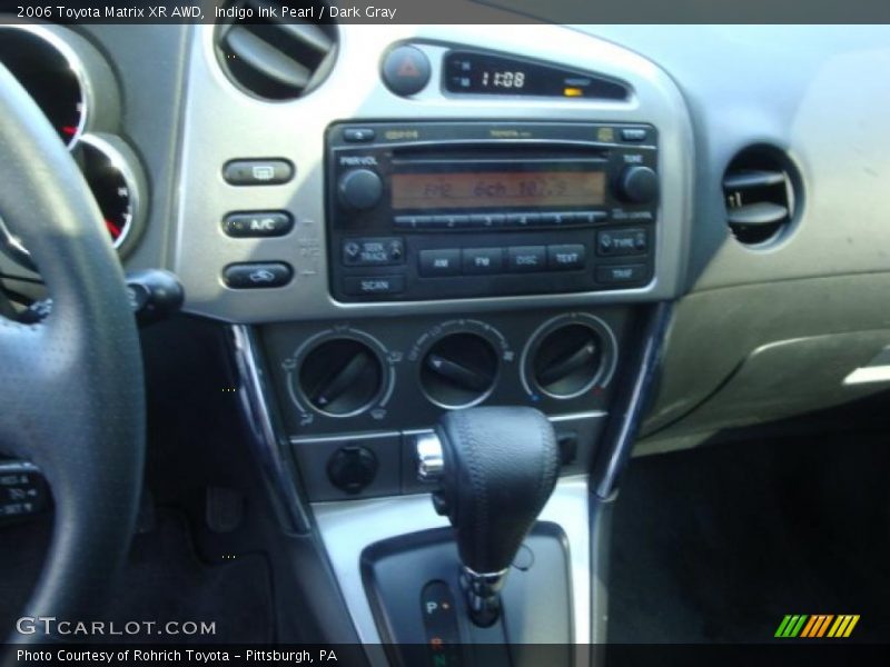 Indigo Ink Pearl / Dark Gray 2006 Toyota Matrix XR AWD