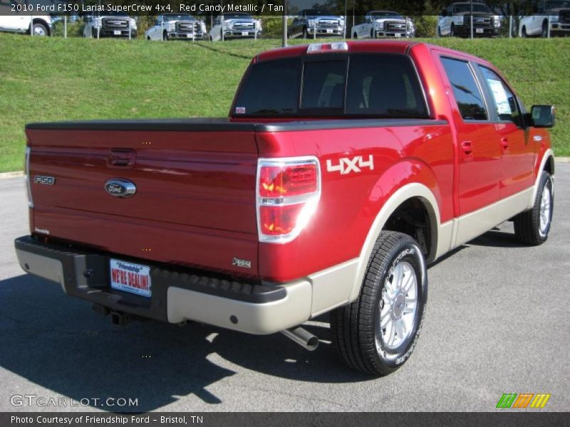  2010 F150 Lariat SuperCrew 4x4 Red Candy Metallic