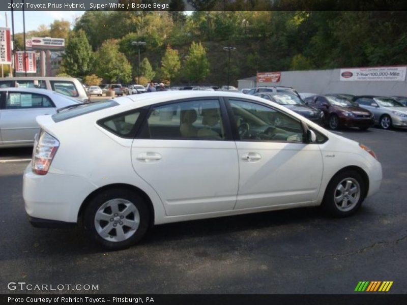 Super White / Bisque Beige 2007 Toyota Prius Hybrid