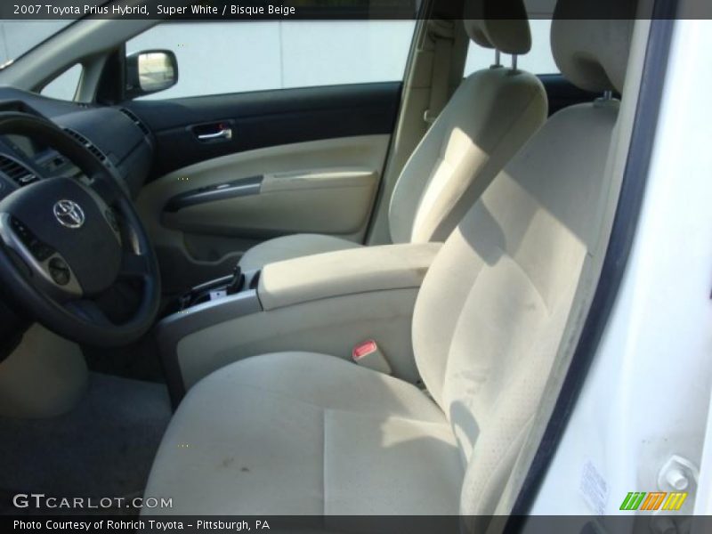 Super White / Bisque Beige 2007 Toyota Prius Hybrid