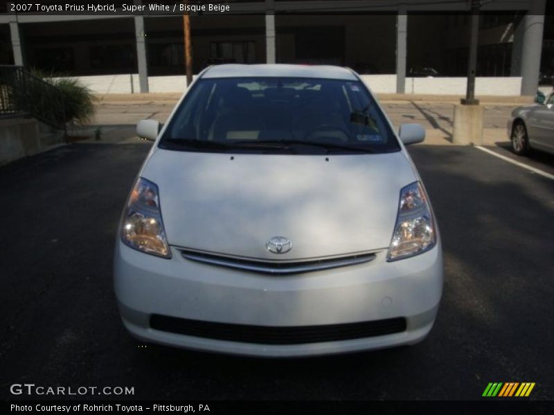 Super White / Bisque Beige 2007 Toyota Prius Hybrid