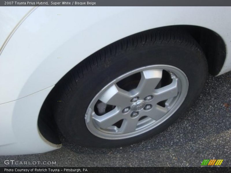 Super White / Bisque Beige 2007 Toyota Prius Hybrid
