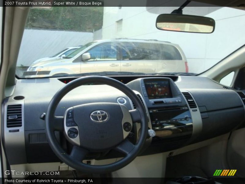 Super White / Bisque Beige 2007 Toyota Prius Hybrid
