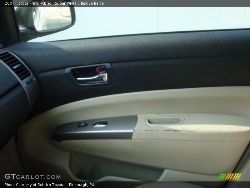Super White / Bisque Beige 2007 Toyota Prius Hybrid