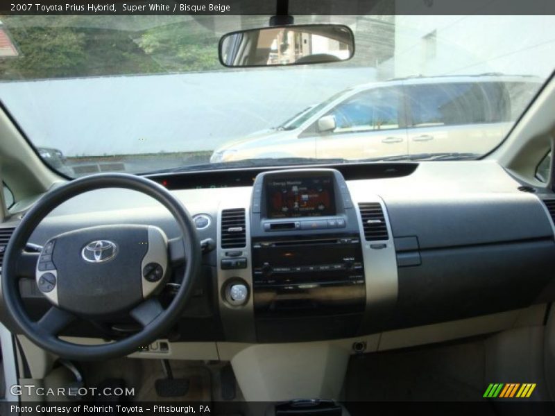 Super White / Bisque Beige 2007 Toyota Prius Hybrid