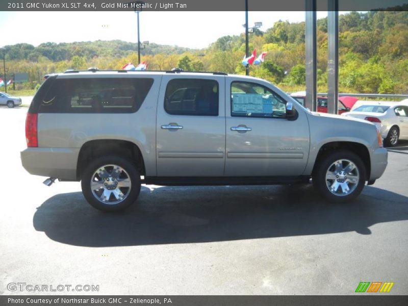 Gold Mist Metallic / Light Tan 2011 GMC Yukon XL SLT 4x4