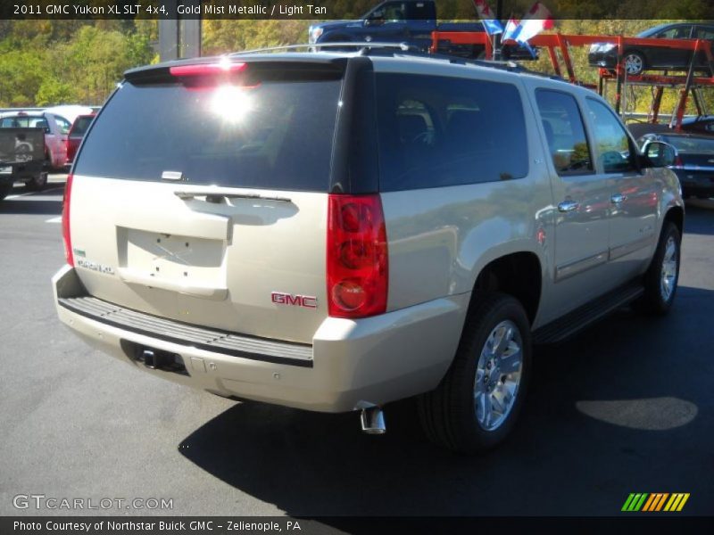 Gold Mist Metallic / Light Tan 2011 GMC Yukon XL SLT 4x4