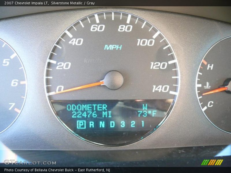 Silverstone Metallic / Gray 2007 Chevrolet Impala LT
