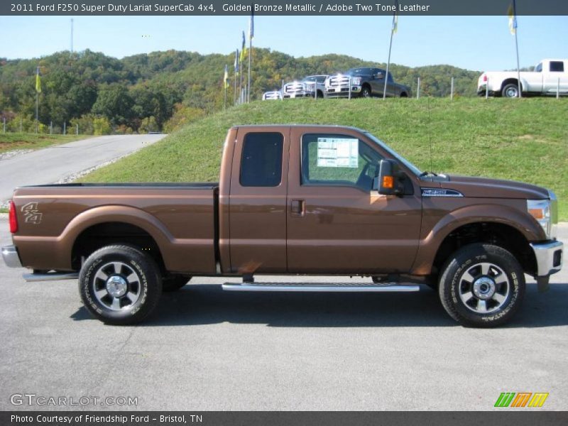  2011 F250 Super Duty Lariat SuperCab 4x4 Golden Bronze Metallic