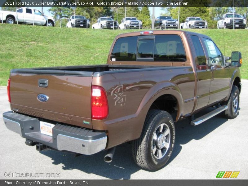  2011 F250 Super Duty Lariat SuperCab 4x4 Golden Bronze Metallic