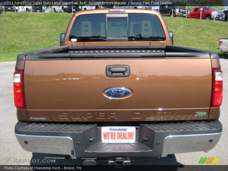  2011 F250 Super Duty Lariat SuperCab 4x4 Golden Bronze Metallic