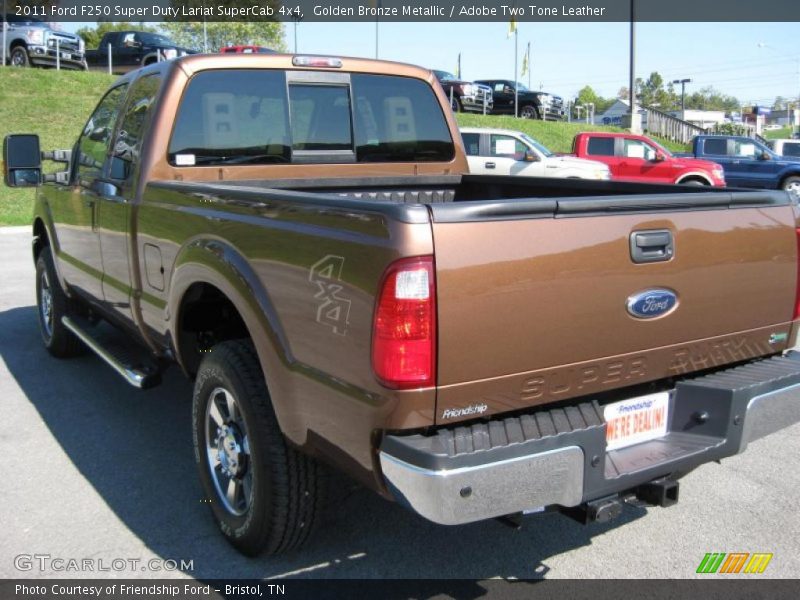 Golden Bronze Metallic / Adobe Two Tone Leather 2011 Ford F250 Super Duty Lariat SuperCab 4x4