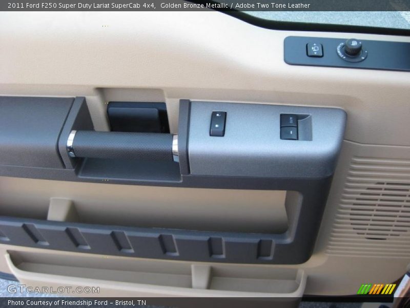 Golden Bronze Metallic / Adobe Two Tone Leather 2011 Ford F250 Super Duty Lariat SuperCab 4x4
