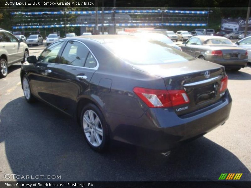 Smoky Granite Mica / Black 2008 Lexus ES 350