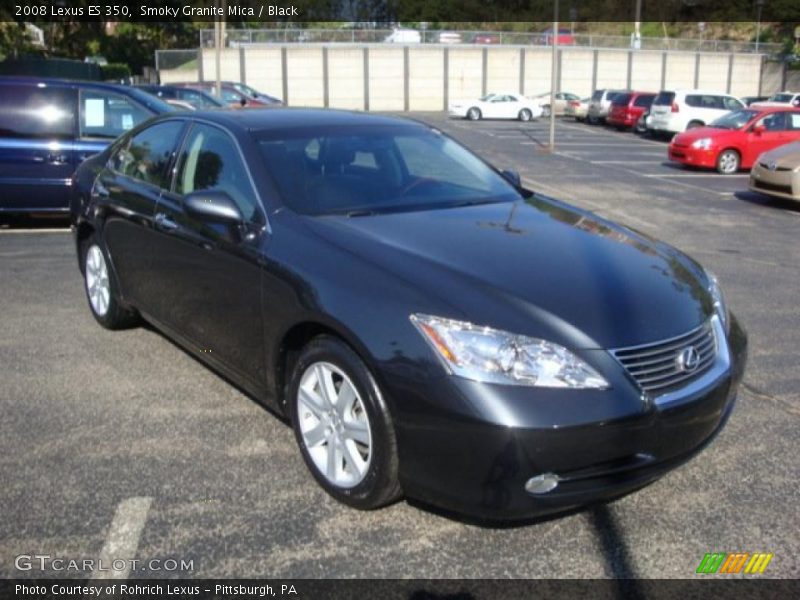 Smoky Granite Mica / Black 2008 Lexus ES 350
