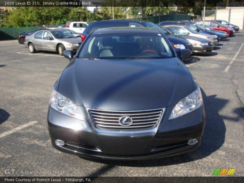 Smoky Granite Mica / Black 2008 Lexus ES 350